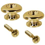 2 ATTACHE-COURROIE SOMMET PLAT 17mm DOREES