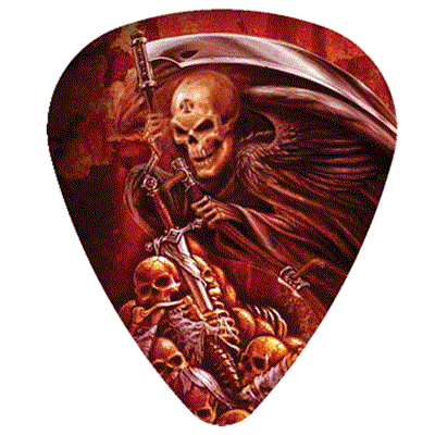 1 MEDIATOR HOT PICKS HOLOGRAMME BONE SLAYER