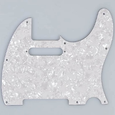 PICKGUARD FENDER STANDARD TELECASTER WHITE PEARL