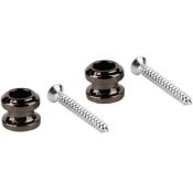 2 ATTACHE-COURROIE COSMO BLACK POUR STRAPLOCK