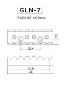 SILLET DE TETE FLOYD ROSE 7 CORDES GOTOH GLN-7 NOIR