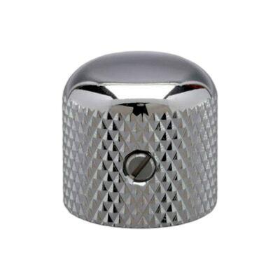 1 BOUTON DOME METAL CHROME GOTH 19x18.4x6mm (VK1-19)