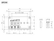 CHEVALET HARDTAIL GOTOH GTC101 (LAITON) 52.5mm NOIR