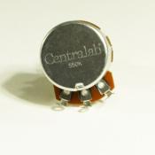 POTENTIOMETRE CUSTOM 550K AUDIO AXE CANNELE CENTRALAB 29mm