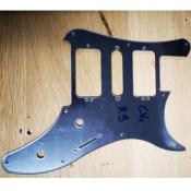 PICKGUARD VIGIER EXCALIBUR AVANT 2005 HSH BLACK MIRROR