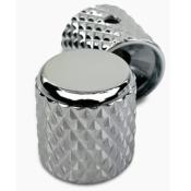 2 BOUTONS DOME PLAT CHROME ALLPARTS 20.6x19.5x6.35mm