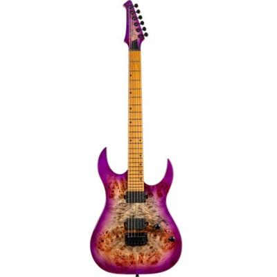 GUITARE ELECTRIQUE SPIRA S450TPP TRANSPARENT PURPLE