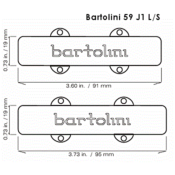 SET MICROS BARTOLINI JAZZ BASS 5 CORDES 59J1 L/S 