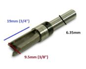 FRAISE A COPIER POUR GABARITS PROFONDEUR 19mm 3/4"