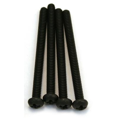 4 VIS REGLAGE HUMBUCKER METRIQUES NOIRES 26.7x2.90mm