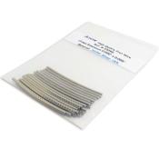 25 FRETTES JESCAR 2.28x1.4mm RADIUS 10" (25x70mm)