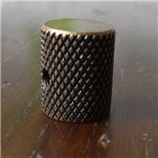 1 BOUTON DOME PLAT ANTIQUE BRASS 18x18x6.35mm