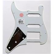 PICKGUARD STRAT SSH ROUGE PAILLETE HUMBUCKER AVEC CAPOT