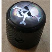 1 BOUTON DOME ROUND WARWICK NOIR SKULL