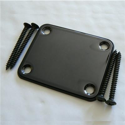 SET PLAQUE DE FIXATION CORPS/MANCHE MODELE NOIR + VIS + INTERCALAIRE