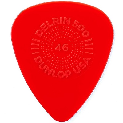 12 MEDIATORS DUNLOP PRIME GRIP DELRIN .46mm