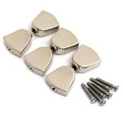 TK-7722-001 Nickel Keystone Buttons for Grover (set of 6)