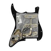 PICKGUARD STRAT SSS PRE-ASSEMBLE FENDER CS 69 NOIR