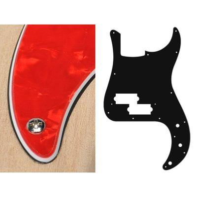 PICKGUARD PRECISION BASS STANDARD RED PEARL