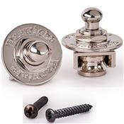 2 ATTACHE-COURROIE WARWICK NICKEL STRAPLOCKS