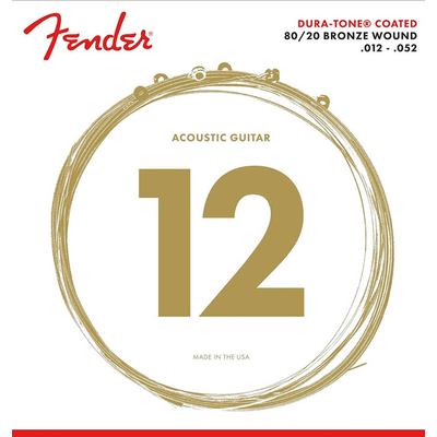 CORDES ACOUSTIQUE FENDER 880L 12-52 COATED