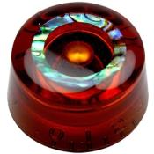 1 BOUTON LOUPE AMBRE CERCLE ABALONE US