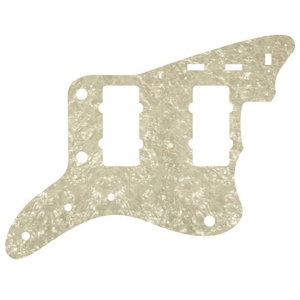 PICKGUARD US JAZZMASTER AGED WHITE PEARL WD