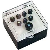 6 CHEVILLES GUITARE MARTIN EBENE POINT ABALONE 5mm