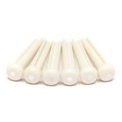 6 CHEVILLES GRAPH TECH PP-1142-00 IVOIRE ARTIFICIEL POINT BLANC 5.1mm