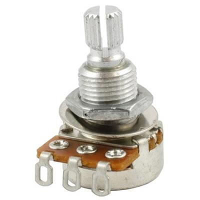 POTENTIOMETRE MINI AUDIO 100K SPLIT SHAFT MINI ALPHA US 16mm