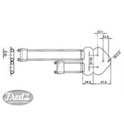 CORDIER GUITARE SPLIT TRAPEZE FREQUENSATOR CHROME