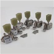 MECANIQUES 3x3 CHROME TYPE GIBSON VINTAGE BOUTONS MINT GREEN