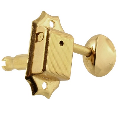 MECANIQUES 3x3 GUITARE GOTOH SD90 DOREES BOUTON OVALE