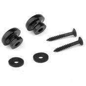 2 ATTACHE-COURROIE SOMMET PLAT 15mm NOIRES