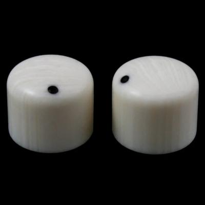 2 BOUTONS DOME IVOROID 6mm ALLPARTS
