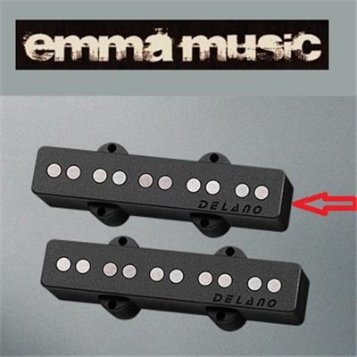 MICRO DELANO JAZZ-BASS JC5-AL SINGLE COIL 5 CORDES DIMENSIONS FENDER MANCHE