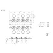 MECANIQUES MANDOLINE GOTOH NICKEL M120S TETE AJOUREE