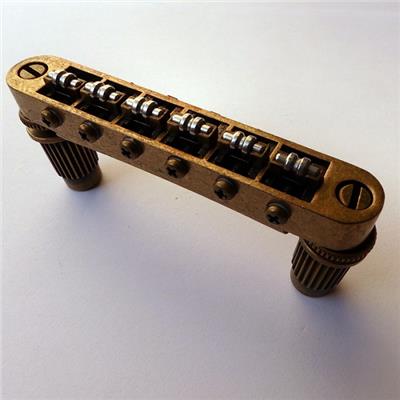 CHEVALET A ROULEAUX TUNOMATIC ANTIQUE BRASS + GROS RIVETS