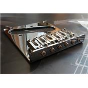 CHEVALET TELE MODERNE CHROME 6 PONTETS PLEINS 10.8mm