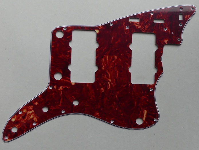 PICKGUARD JAZZMASTER 60/65 RED TORTOISE 4 PLY ABC PARTS