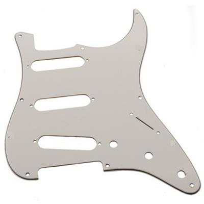 PICKGUARD STRAT SSS 8 TROUS PARCHEMIN 3 PLIS