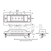 MICRO BASSE TYPE RICKENBACKER 4001 4003 CHEVALET
