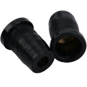 6 FERRULES GUITARE NOIRES 6,5mm