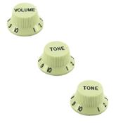 3 BOUTONS STRAT MINT GREEN METRIQUES