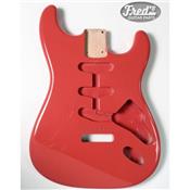 CORPS STRATOCASTER AULNE FIESTA RED VINTAGE
