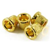 4 FERRULE TELECASTER BASSE DOREES 12,5x9,4x10,5mm
