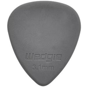 3 MEDIATORS WEDGIE PICKS RUBBERS 3.1mm MEDIUM