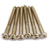 6 VIS CHEVALET GUITARE FENDER US PHILLIPS NICKEL 34mm