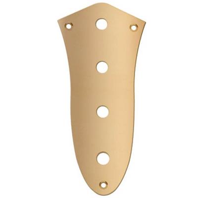PLAQUE DE CONTROLE JAZZ BASS DOREE 4 TROUS 9.5mm