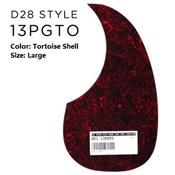 PICKGUARD MARTIN ADHESIF TYPE D28 TORTOISE LARGE
